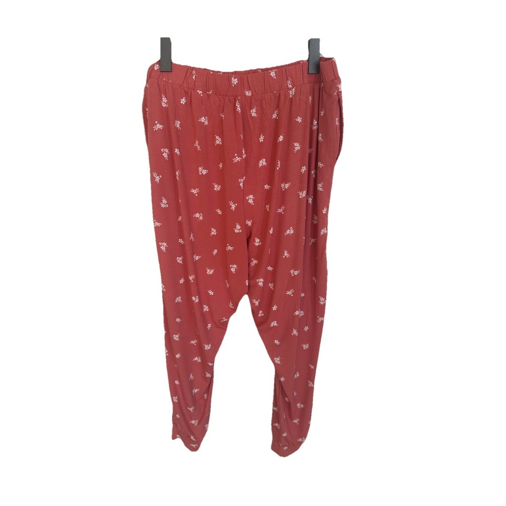 High-Waisted Sunday Sleep Ultra-Soft Jogger Pajama Pants Size L - Picture 2 of 8